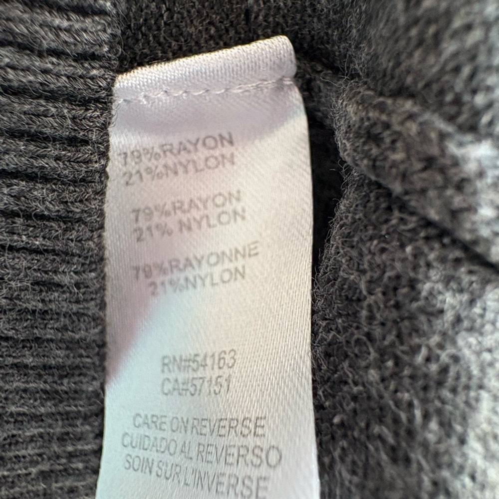 Calvin Klein Women's Gray Colorblock Turtleneck Sweater - Picture 2 of 4